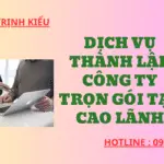THÀNH LẬP CÔNG TY TRỌN GÓI TẠI CAO LÃNH, ĐỒNG THÁP