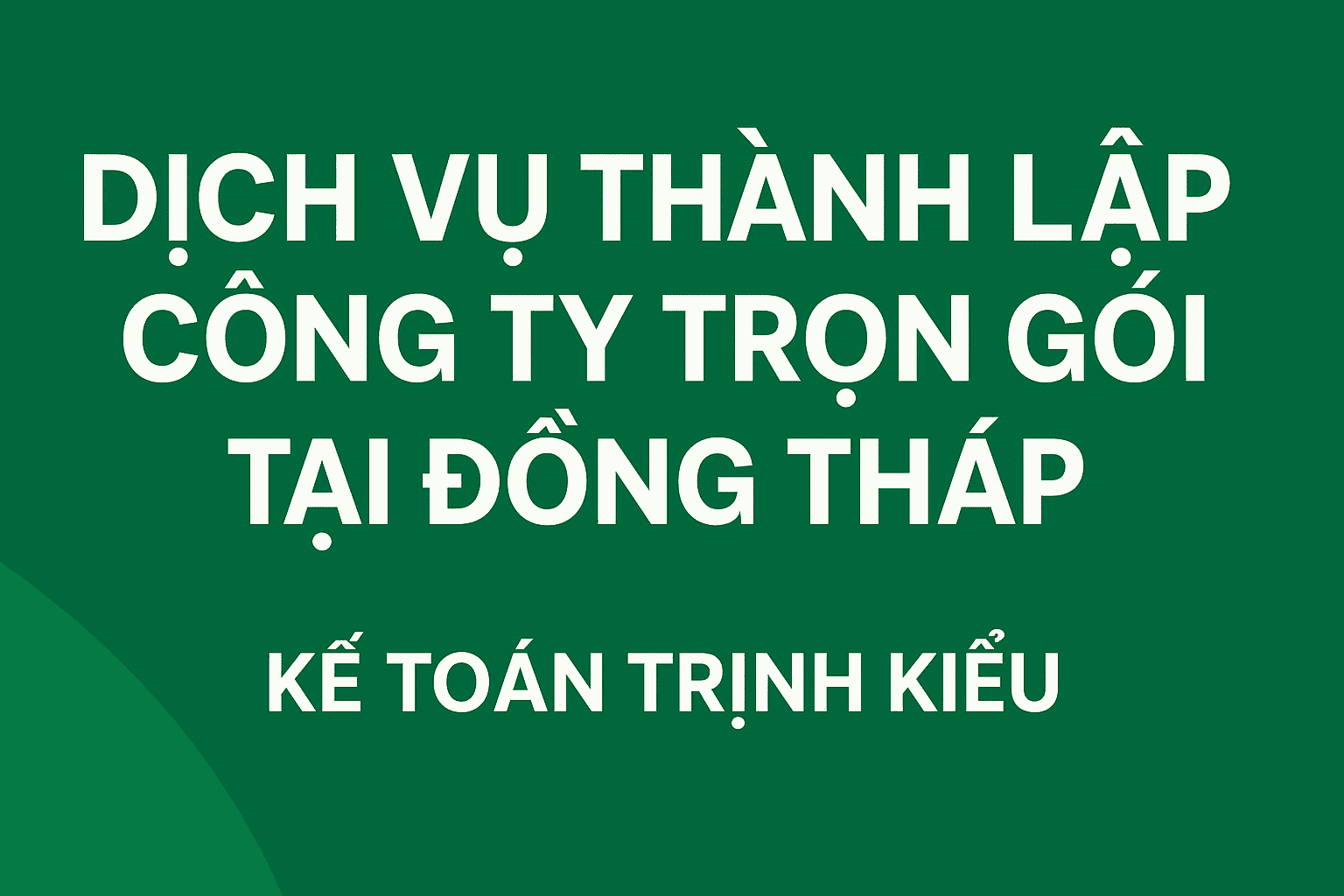 thanhlapcongtytytrongoidongthap