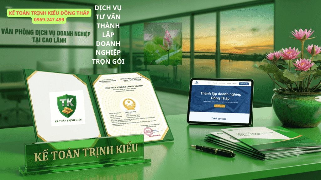 DỊCH VỤ TƯ VẤN THÀNH LẬP DOANH NGHIỆP TRỌN GÓI
