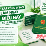 7 điều cần làm sau khi thành lập công ty