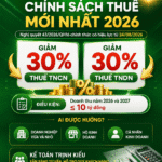 dieu kien de duoc giam 30% thue tncn tndn