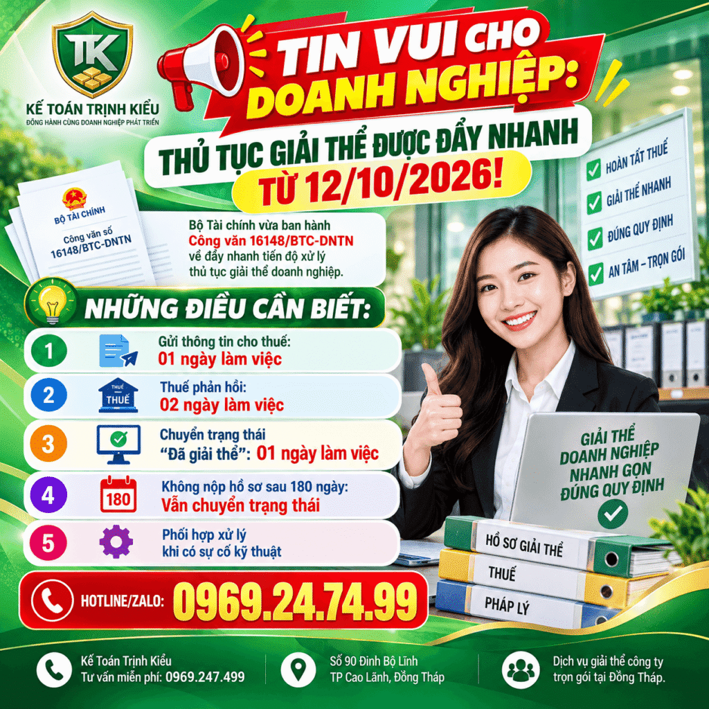 day nhan thu tuc giai the doanh nghiep con 2 ngay