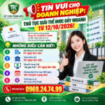 day nhan thu tuc giai the doanh nghiep con 2 ngay